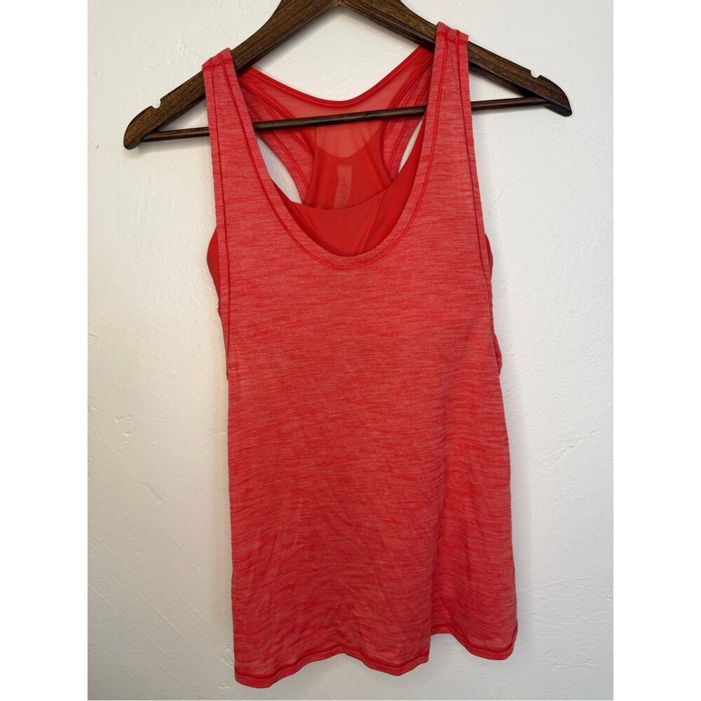 lululemon athletica coral Racerback Tank size 6